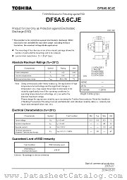 DF5A5.6CJE datasheet pdf TOSHIBA
