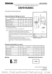 DSF01S30SC datasheet pdf TOSHIBA