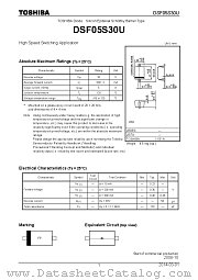 DSF05S30U datasheet pdf TOSHIBA