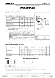 DSF07S30U datasheet pdf TOSHIBA