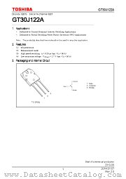 GT30J122A datasheet pdf TOSHIBA