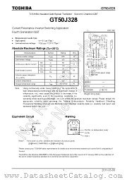 GT50J328 datasheet pdf TOSHIBA