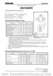 HN1D02FE datasheet pdf TOSHIBA