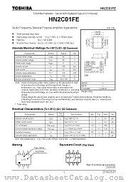 HN2C01FE datasheet pdf TOSHIBA