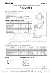 HN3C67FE datasheet pdf TOSHIBA