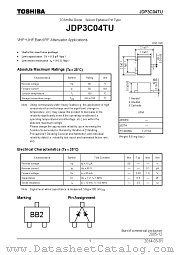 JDP3C04TU datasheet pdf TOSHIBA
