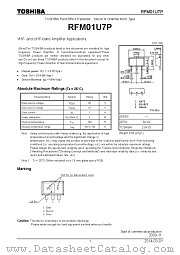 RFM01U7P datasheet pdf TOSHIBA