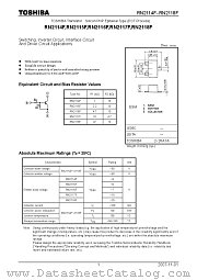 RN2115F datasheet pdf TOSHIBA