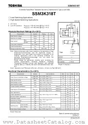 SSM3K318T datasheet pdf TOSHIBA