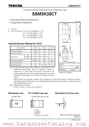 SSM3K35CT datasheet pdf TOSHIBA