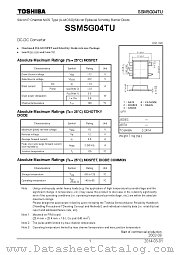 SSM5G04TU datasheet pdf TOSHIBA