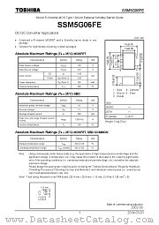 SSM5G06FE datasheet pdf TOSHIBA