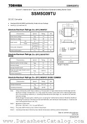 SSM5G09TU datasheet pdf TOSHIBA