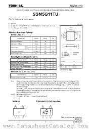 SSM5G11TU datasheet pdf TOSHIBA