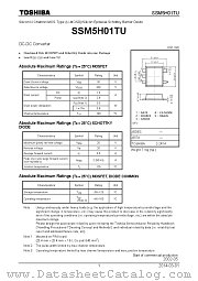 SSM5H01TU datasheet pdf TOSHIBA