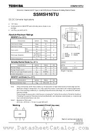 SSM5H16TU datasheet pdf TOSHIBA