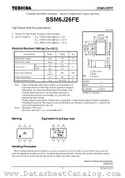 SSM6J26FE datasheet pdf TOSHIBA