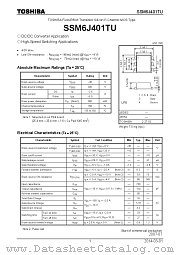 SSM6J401TU datasheet pdf TOSHIBA