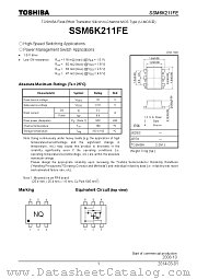 SSM6K211FE datasheet pdf TOSHIBA