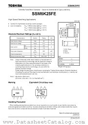 SSM6K25FE datasheet pdf TOSHIBA