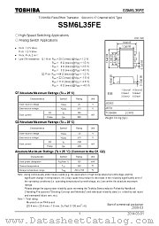 SSM6L35FE datasheet pdf TOSHIBA