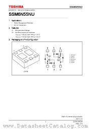 SSM6N55NU datasheet pdf TOSHIBA