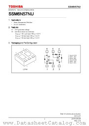 SSM6N57NU datasheet pdf TOSHIBA