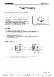 TB62755FPG datasheet pdf TOSHIBA
