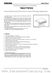 TB62779FNG datasheet pdf TOSHIBA