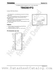 TB62801FG datasheet pdf TOSHIBA