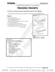 TB6539FG datasheet pdf TOSHIBA