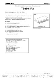 TB6561FG datasheet pdf TOSHIBA