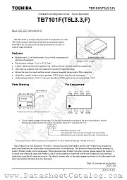 TB7101F(T5L3.3,F) datasheet pdf TOSHIBA