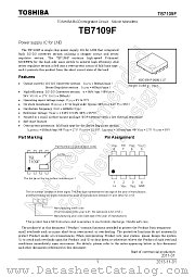 TB7109F datasheet pdf TOSHIBA