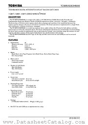TC58BVG0S3HBAI6 datasheet pdf TOSHIBA