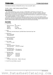 TC58NYG0S3HBAI6 datasheet pdf TOSHIBA