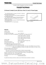 TC62D776CFNAG datasheet pdf TOSHIBA