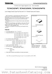 TC74VCX374FK datasheet pdf TOSHIBA