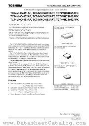 TC74VHC4052AFT datasheet pdf TOSHIBA