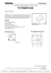 TC75S201L6X datasheet pdf TOSHIBA