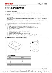 TC7LX1101WBG datasheet pdf TOSHIBA