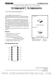 TC7MB3251FT datasheet pdf TOSHIBA
