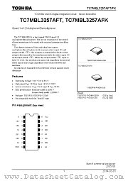 TC7MBL3257AFT datasheet pdf TOSHIBA