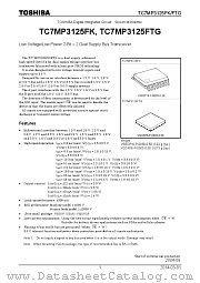 TC7MP3125FTG datasheet pdf TOSHIBA