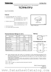 TC7PA17FU datasheet pdf TOSHIBA