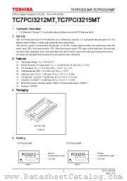 TC7PCI3212MT datasheet pdf TOSHIBA