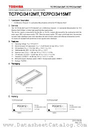 TC7PCI3412MT datasheet pdf TOSHIBA