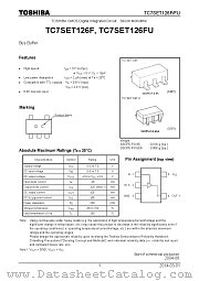 TC7SET126FU datasheet pdf TOSHIBA