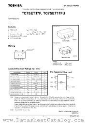 TC7SET17F datasheet pdf TOSHIBA