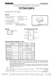 TC7SG126FU datasheet pdf TOSHIBA